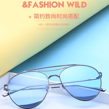  Moda Pilot Güneş Gözlüğü Kadın Koyu Alt güneş gözlüğü Vintage Bayanlar Gafas De Sol Gözlük Oculos Shades Aksesuarları UV400 7738X