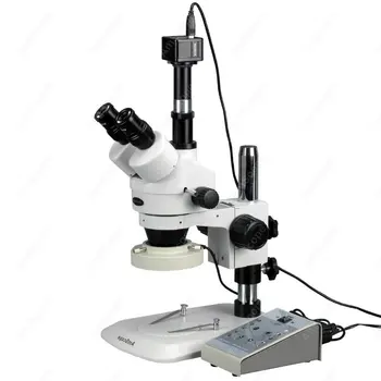  Zoom Stereo Mikroskop-AmScope Malzemeleri 3.5 X-90X Zoom Stereo Mikroskop ile 80-Zone 80-led ışık + 5MP dijital kamera