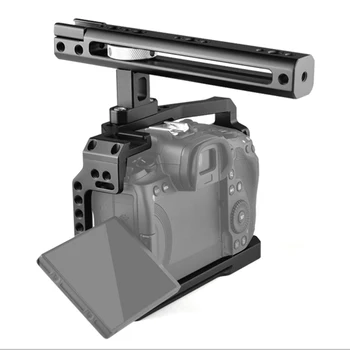  Canon EOS R5/R6 Kameralar için El Kamera Kafesi Koruyucu Metal Tutucu