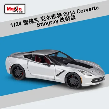  Maisto 1: 24 Chevrolet Corvette 2014 Stingray Simülasyon Alaşım Araba Modeli Oyuncak Ürünleri Koleksiyonu Süsler Hediyeler B271
