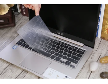  ASUS ZenBook için UX331 UX331UA UX331UAL UX331UN TP461 TP461UN TP461UA S406UA Dizüstü Temizle Şeffaf Tpu Klavye Kapağı