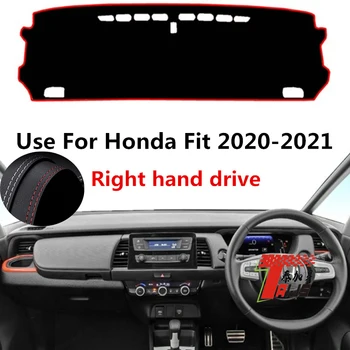  : TAIJS Fabrika Spor Klasik Deri Araba Dashboard Kapak Honda Fit 2020-2021 İçin Sağ el sürücü