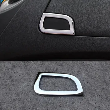  Chevrolet Trax 2014 için 2015 2016 paslanmaz çelik Araba kolu Eldiven co-pilot Konteyner anahtarı saklama kutusu kapak iç trim 1 adet