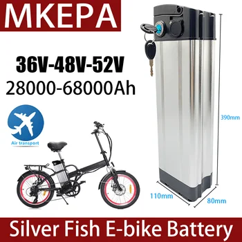 36 V/48 V/52 V,alüminyum kabuk ile, anti-hırsızlık kilidi, yüksek güç lityum pil, uzun ömürlü elektrikli bisiklet serisi için uygun,