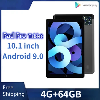  Android 9.0 Tablet PC 4GB RAM 64GB ROM tablet 10.1 inç 4G Ağ Sekiz Çekirdekli Tablet Android Tablet PC telefon kılıfı tablet
