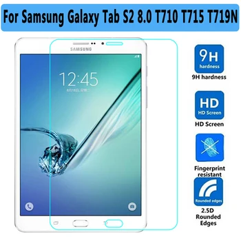  Ultra ince HD Temizle patlamaya dayanıklı Temperli Cam Samsung Galaxy Tab için S2 8.0 T710 T715 Ekran Koruyucu T719N Temperli Cam