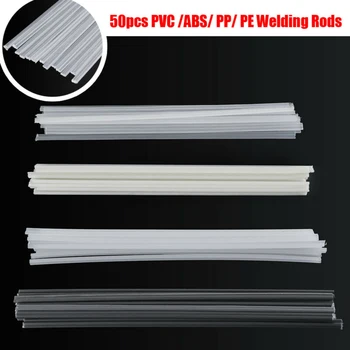  50 Adet PVC ABS PP PE Plastik Kaynak Çubuk Çubukları Elektrot Plastik Kaynakçı İçin metal işleme aleti 200x5x2. 5mm
