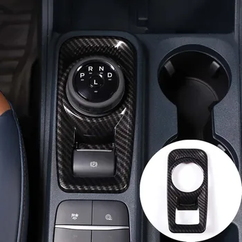  22 modelleri Ford Maverick el freni dekoratif çerçeve araba iç dekoratif aksesuarları merkezi kontrol çerçevesi ABS malzeme
