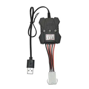  15-DJ03 USB Şarj Hattı pil şarj cihazı için Hosim XLH S911 S912 9115 9116 RC Kamyon araba yedek parçaları