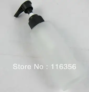 Siyah pres pompalı 100ML buzlu cam şişe, losyon şişesi