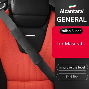  Uygun Maserati Başkanı Levante Ghibli Quattroporte GT Granturism GranCabrio Alcantara süet emniyet kemeri omuz örtüsü