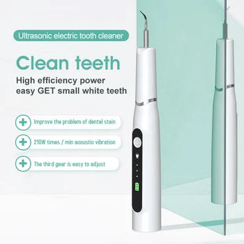  Ultrasonik Diş Temizleyici Taşınabilir Ev Diş Beyazlatma Makinesi Profesyonel Tartar Kaldırmak Ağız Bakımı Elektrikli Diş Ölçekleyici