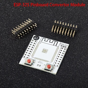  1 Adet ESP 32S Pinboard Dönüştürücü Modülü ESP32S adaptör panosu Desteği ESP 32S Kablosuz WIFI BLE Modülü 2.54 mm Pitch