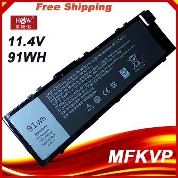  11.4 V 91Wh MFKVP GR5D3 0RDYCT T05W1 İçin Yeni Laptop Batarya Dell Precision 7510 7520 7710 7720 M7710 M7510 Serisi