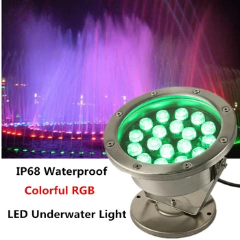  LED Renkli sualtı ışığı Dış Dekorasyon IP68 Su Geçirmez Havuz çeşme ışık RGB 304 Paslanmaz Çelik 3 w 6 w Gölet aydınlatma