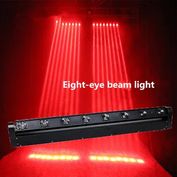  RGBW LED çubuk ışın hareketli kafa ışık demeti hareketli kafa ışık DMX512 10/38 Kanal Bar DJ kulübü Spot sahne aydınlatma 8x12W 150W
