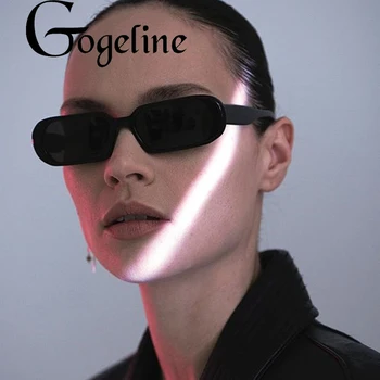 küçük oval güneş gözlüğü marka tasarımcısı kadın lüks erkekler kaliteli eğilim Shades Gözlük lady UV400 Kırmızı