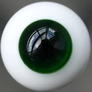  [wamami] BJD Doll Dollfie Cam Gözler İçin 10mm Koyu Yeşil